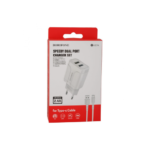 Chargeur Borofone Dual BA37A 2.4A Plus Câble Micro USB