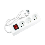 Multiprise 3 Prises 2P+T Avec Interrupteur Cordon 1.4M