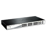 Switch D-LINK Smart 28 Ports Avec 24 Ports 10/100 POE+2 POET 10/100/100+2COMBO (GIGA OU SFP) DES-1210-28P