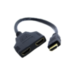 CABLE HDMI Port Mâle - 2 Femelle HDMI