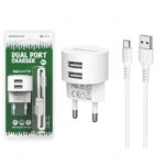 Borofone Chargeur fast BA23A double port Type C