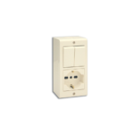 BOITE APPARENT SOMEF 4 MODULE IVOIRE VIDE (2+2) 45Q04