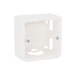 BOITE PRISE RJ45 2 MODULE LEGRAND 40MM MOSAIC BLANC