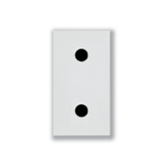 PRISE SOMEF 16A 2 POLE BLANC