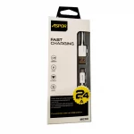 Câble De Charge Power Delivery (PD18Watt) ASPOR A109 (Type-C Vers Lightning)