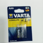 PILE VARTA ALKALINE MICRO LR03 AAA LONGLIFE BP2