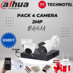 PACK 4 CAMERA 2MP DAHUA