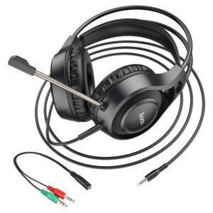 MICRO CASQUE HOCO TIGER FILAIRE GAMING W106
